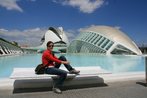 Ciudad de las Artes y las Ciencias - diesmal bei Schönwetter